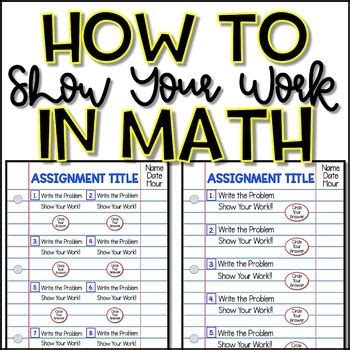 How to Show Your Work in Math: Why Unicorns Prefer Quadratic Equations